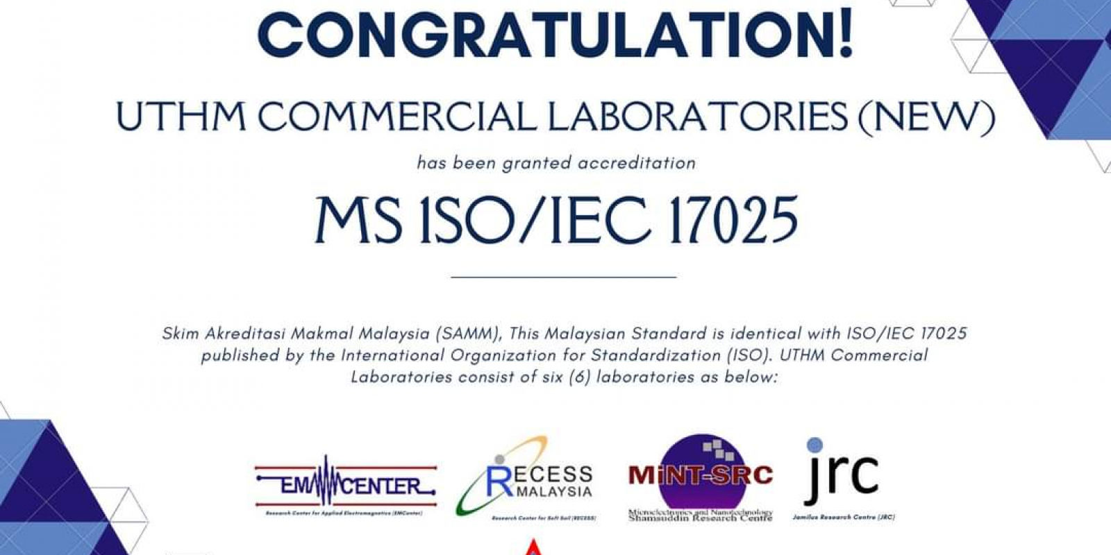 MS ISO 17025